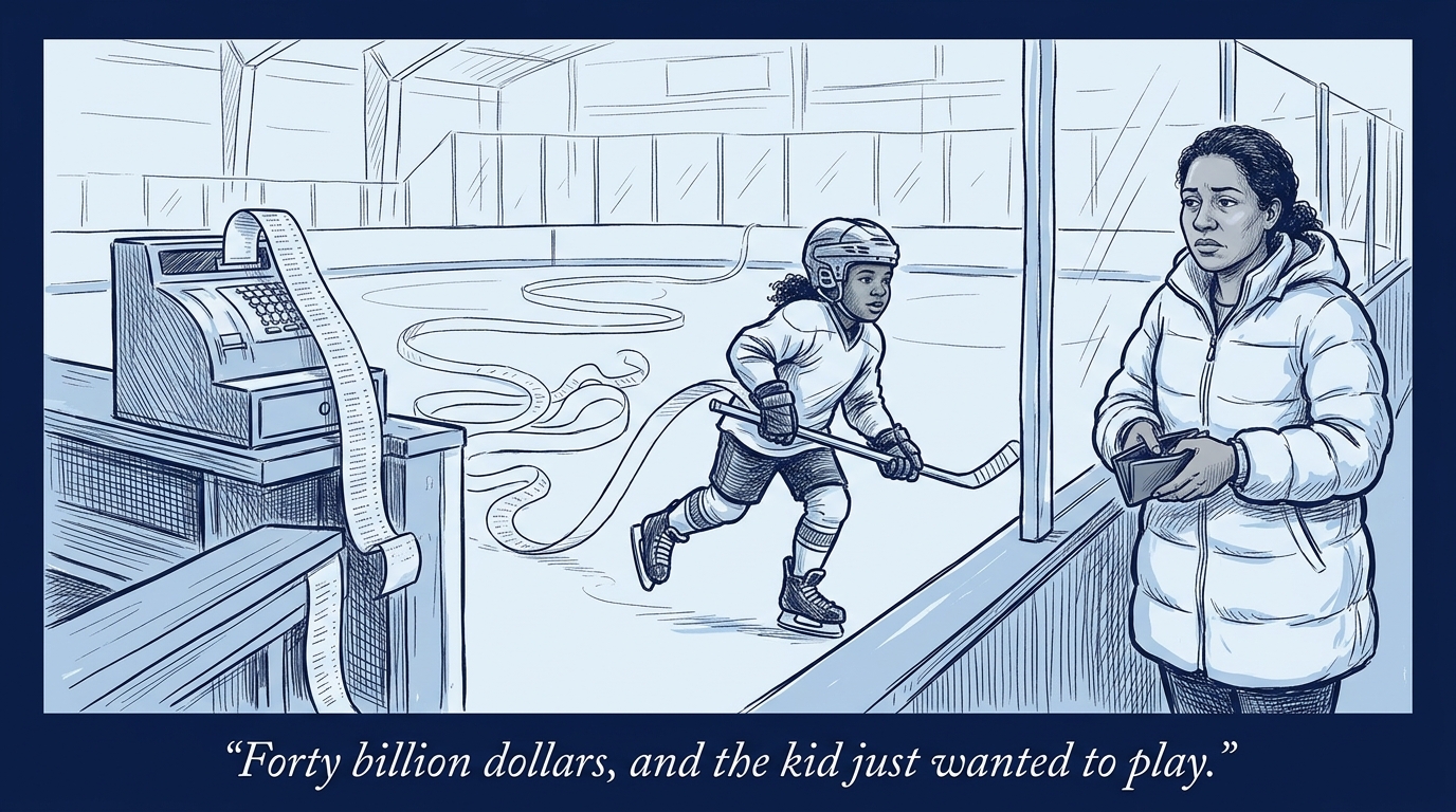 Image for &ldquo;Youth Sports Is Now a $40 Billion Industry — Nearly Double the NFL's Own Revenue. A Hockey Dad in the US Senate Is Trying to Kick Private Equity Out of It.&rdquo;